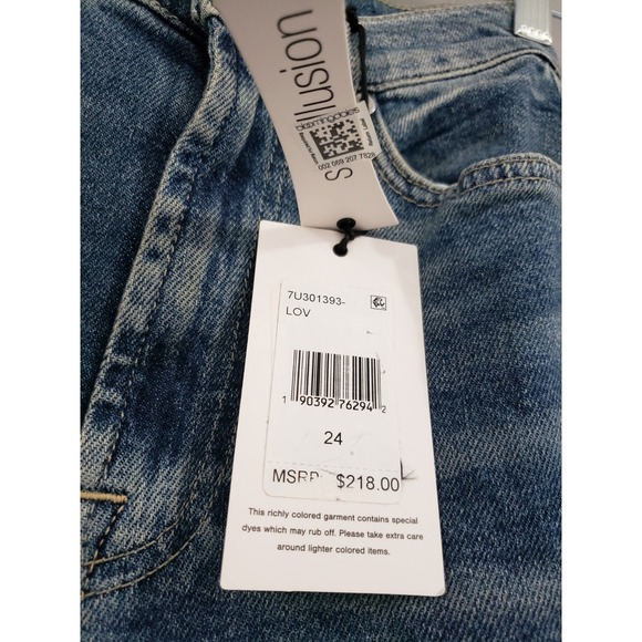 NEW 7 For All Mankind Ultra High-Rise Jo Jeans Loose Baggy Size 24 LUXE VINTAGE - Picture 4 of 6